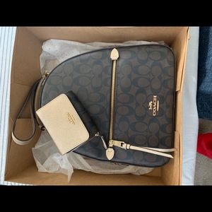 Coach Backpack and Wallet